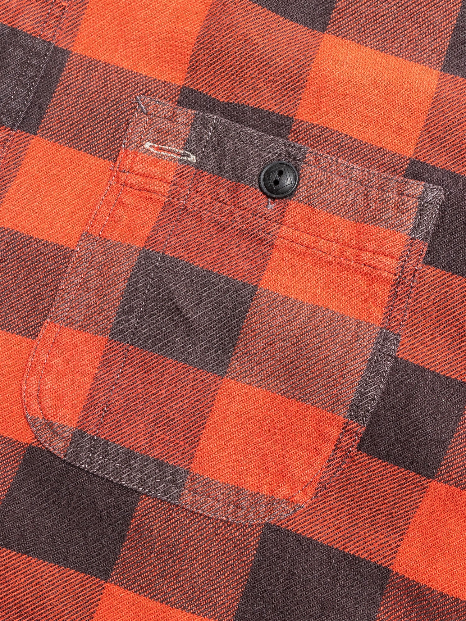 Buffalo Check Work Shirt in Red - 4