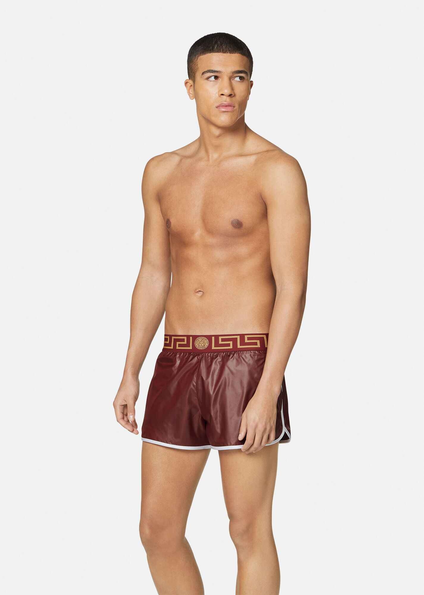 Greca Border Swim Shorts - 2