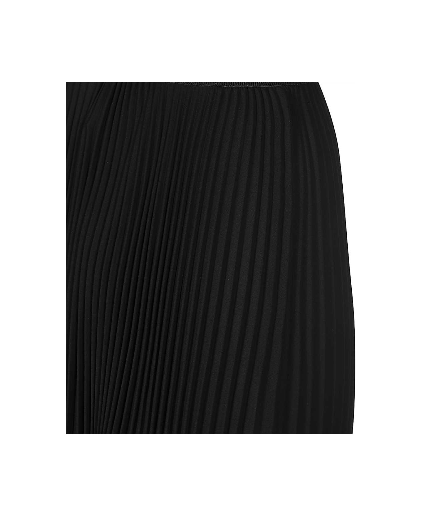 Logo Pleated Skirt - 3