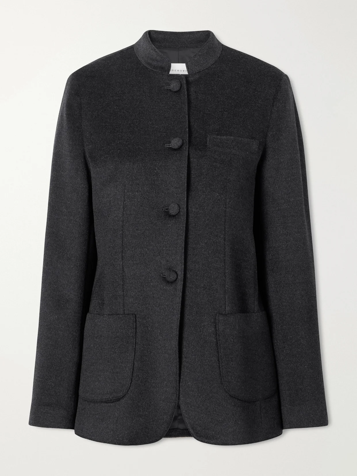 Alexander Brushed Wool And Cashmere-blend Blazer - 1