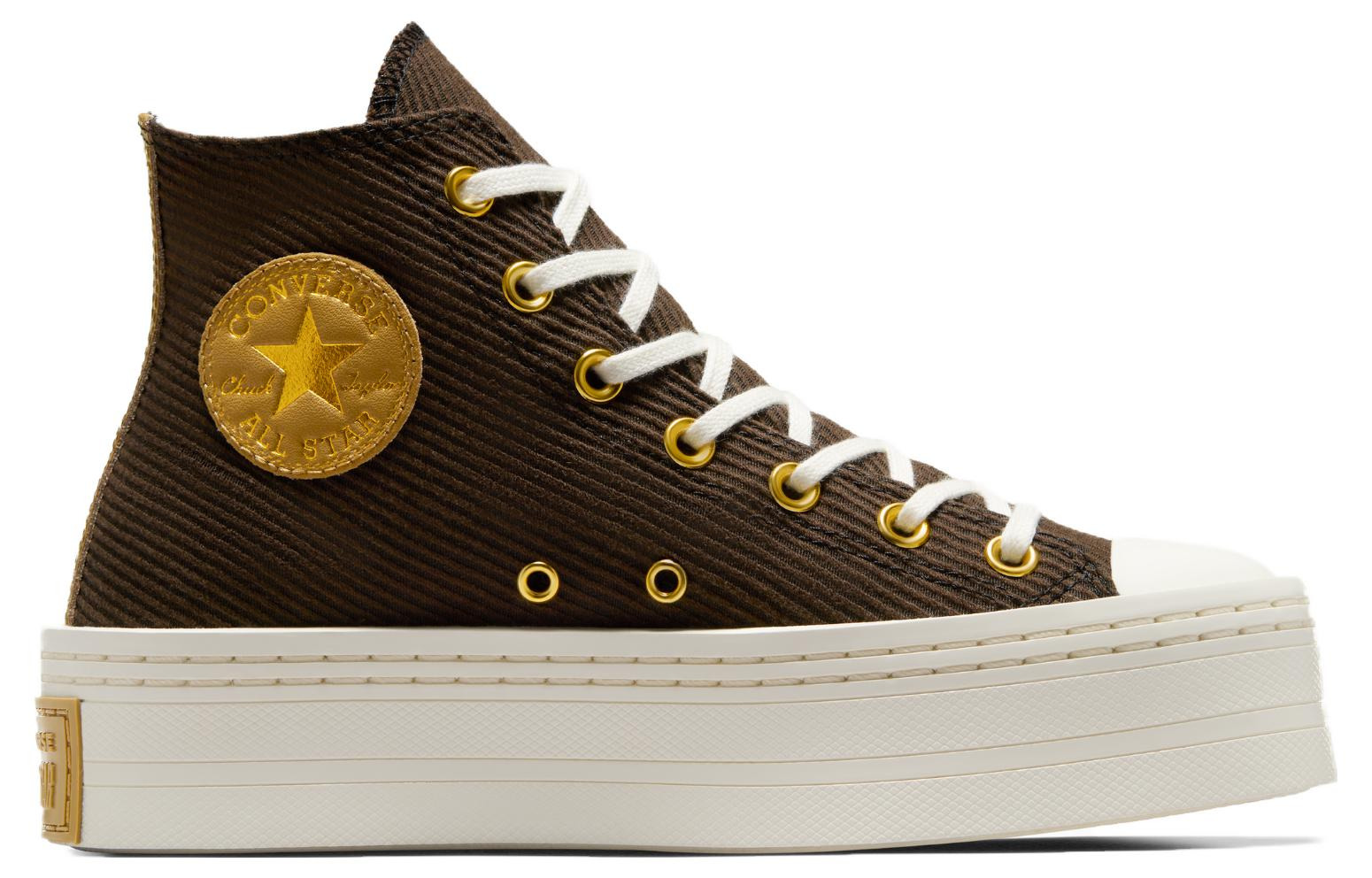 (WMNS) Converse Chuck Taylor All Star Modern Corduroy Lift Platform 'Fresh Brew' A07203C - 2