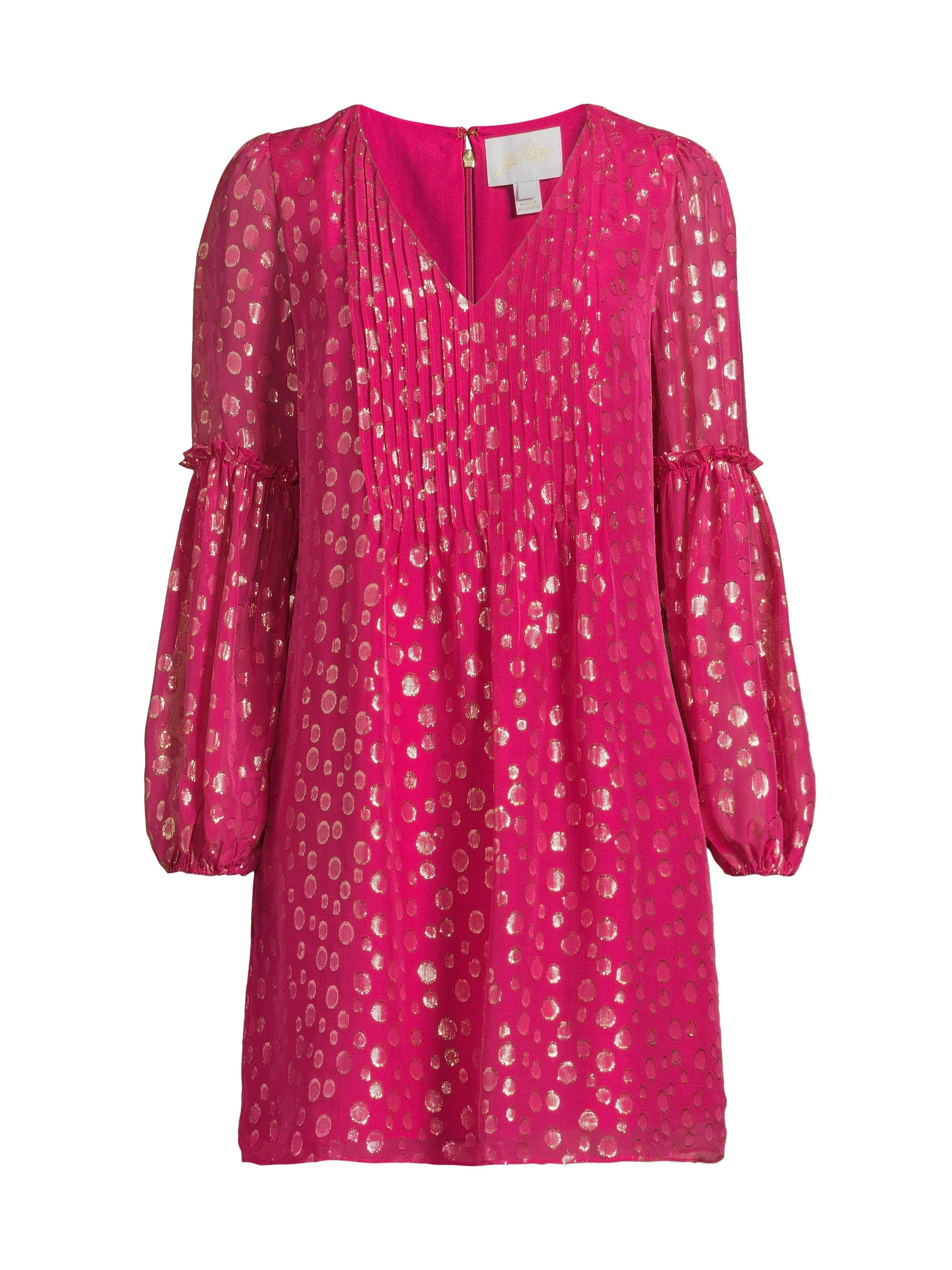 Women's Cleme Bubble-Print Dress - Mystique Pink - 1