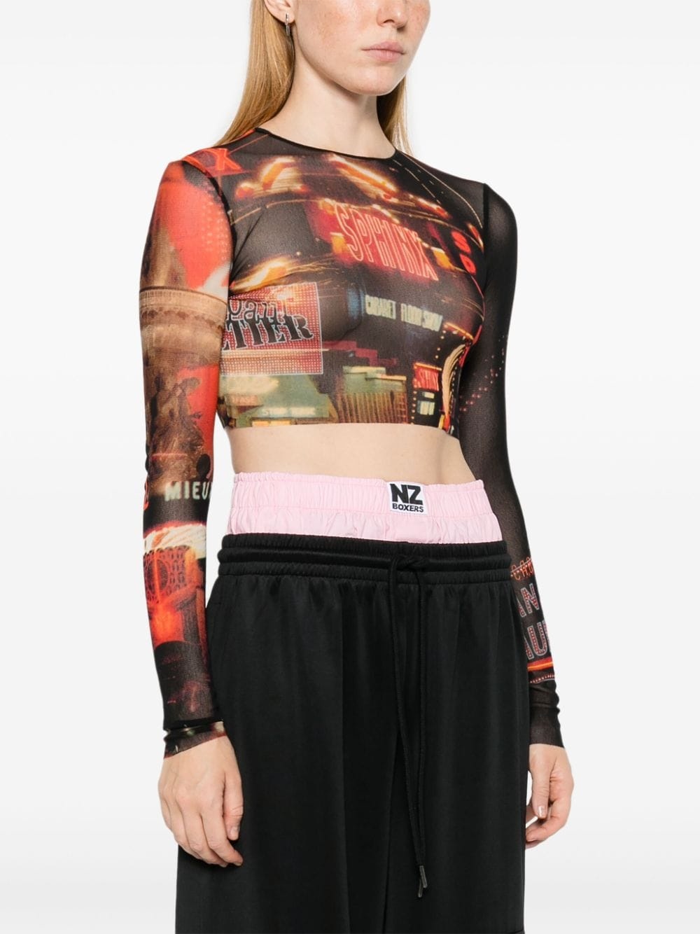 The Red Pigalle crop top - 3