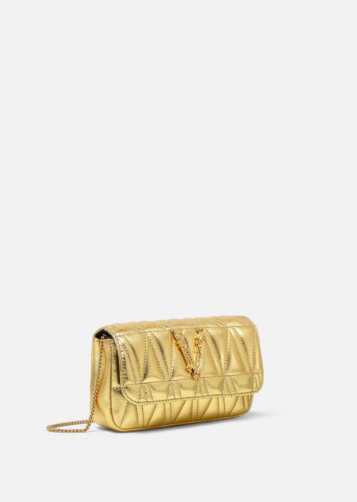 Virtus Quilted Nappa Leather Pouch - 3
