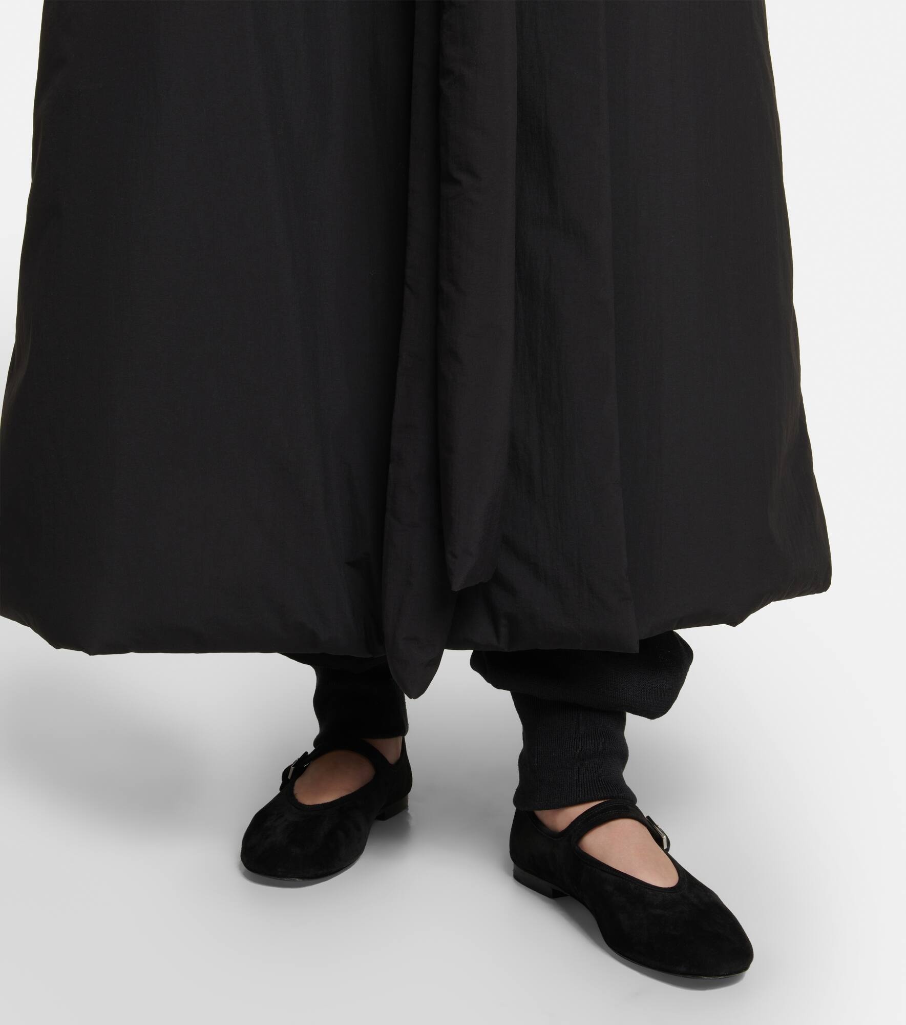Suede ballet flats - 4