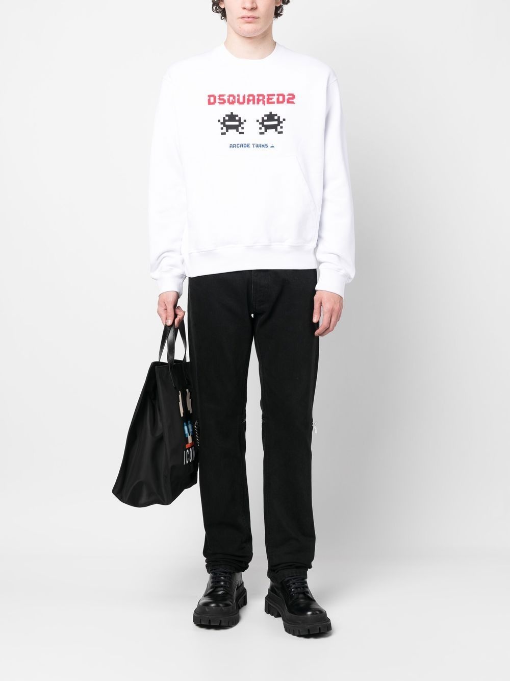 Arcade Twins-print sweatshirt - 2