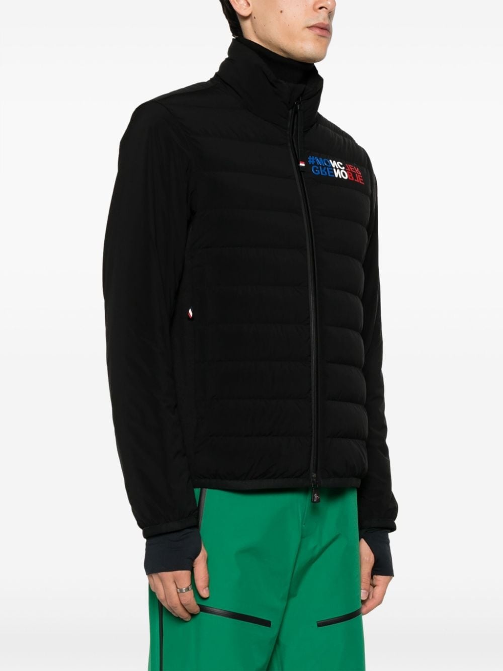 Crepol logo-embossed down jacket - 3