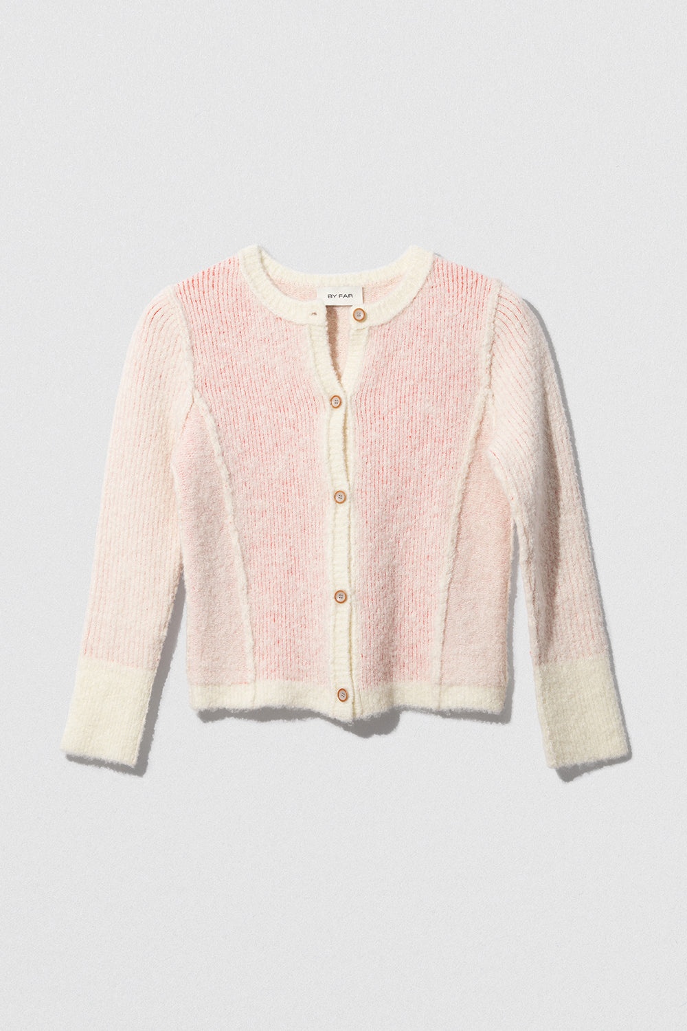 REX CARDIGAN PARCHMENT BOUCLE - 1