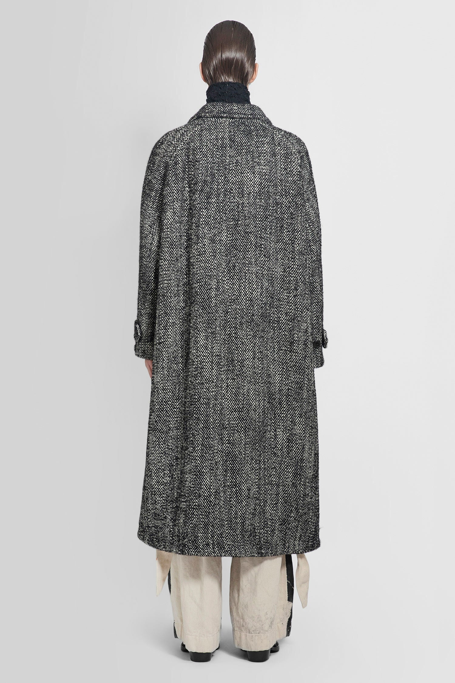DRIES VAN NOTEN MAN GREY COATS - 4