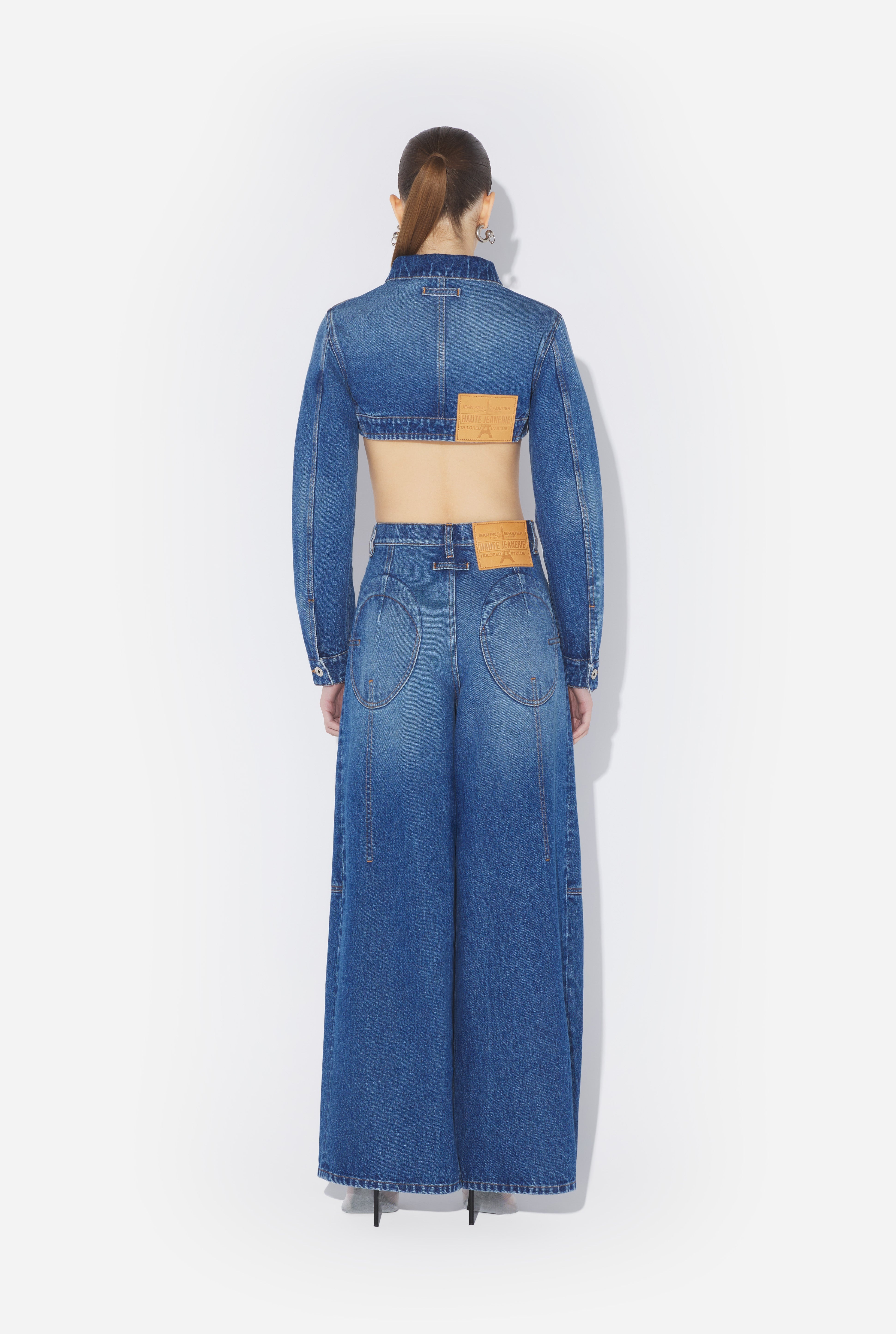 THE CROPPED CONICAL DENIM JACKET - 2