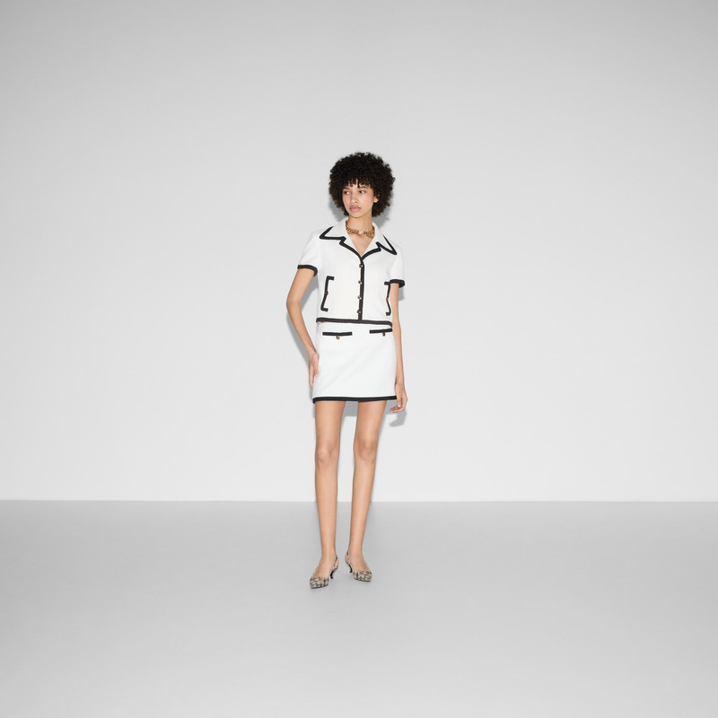 GUCCI Cotton tweed skirt outlook