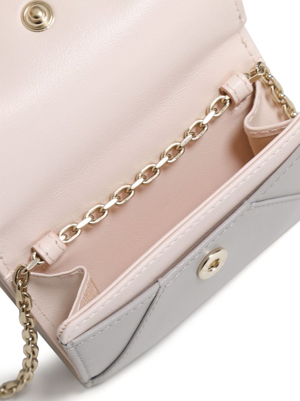 gem-embellished chain wallet - 4