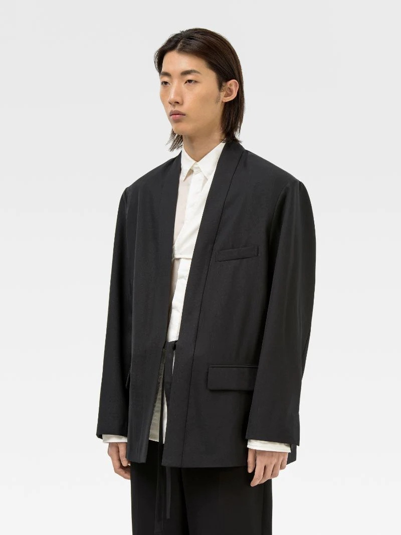 WOOL KIMONO BLAZER JACKET 4