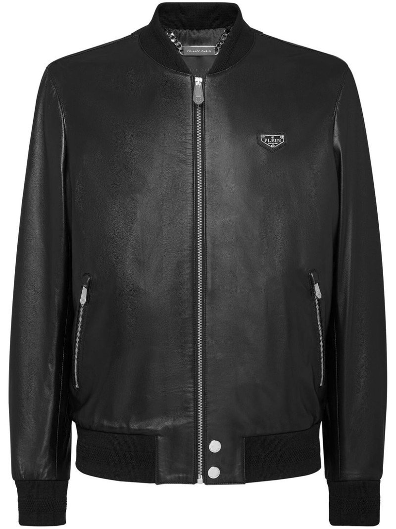 leather bomber jacket 1