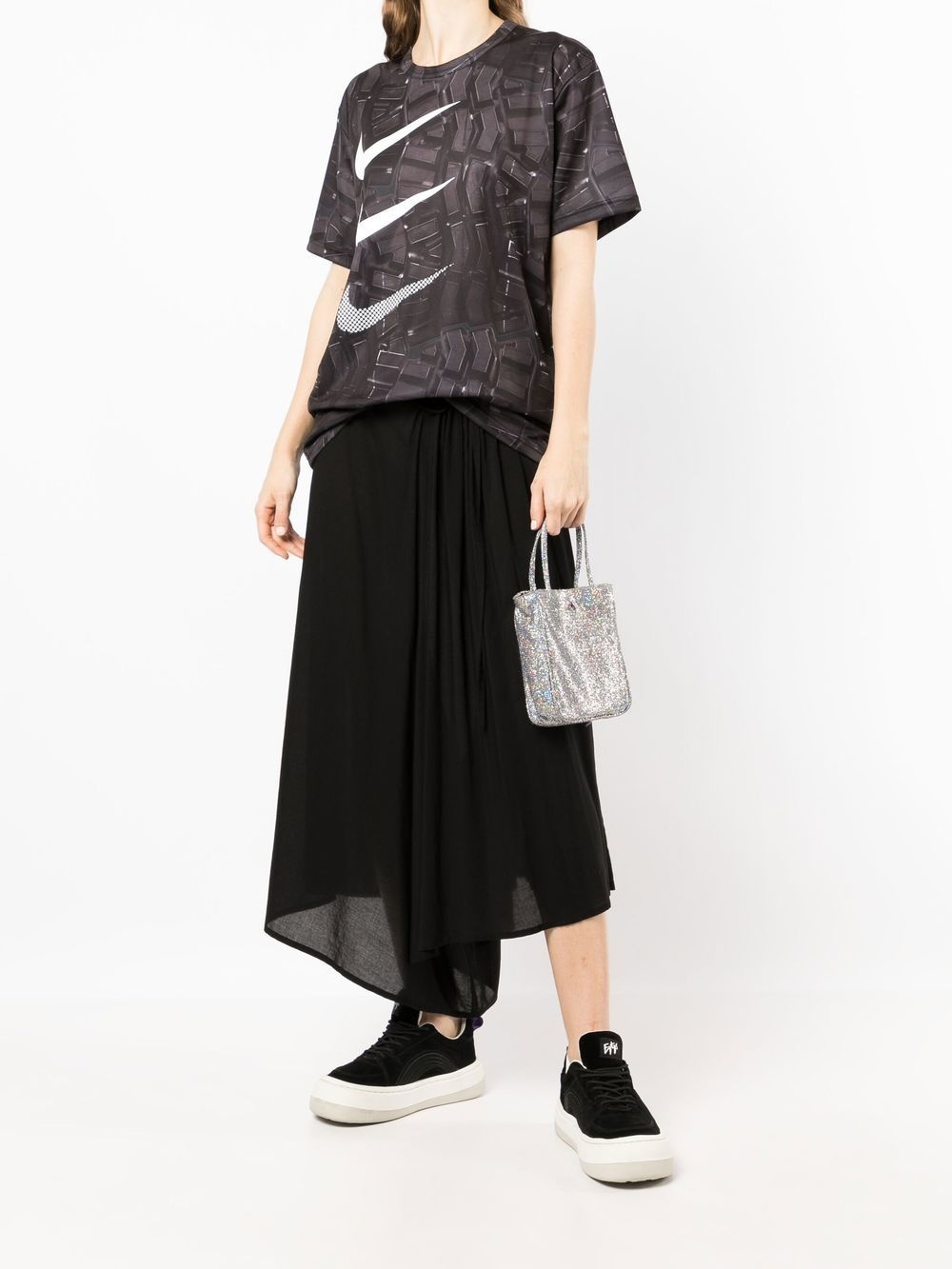 SWOOSH-PRINT GRAPHIC T-SHIRT - 5