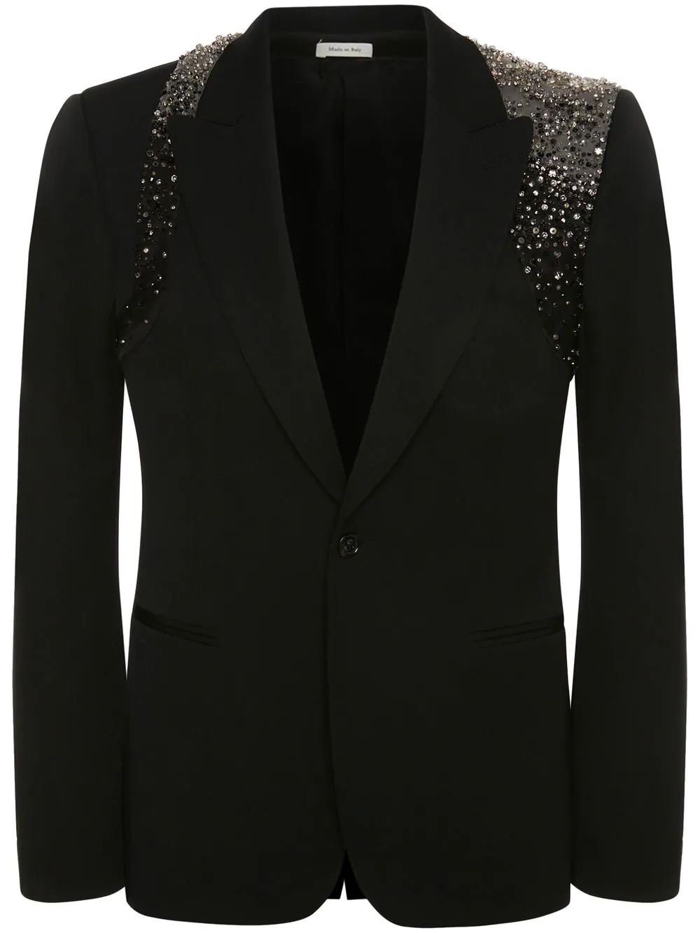 Harness embellished suit jacket - 1