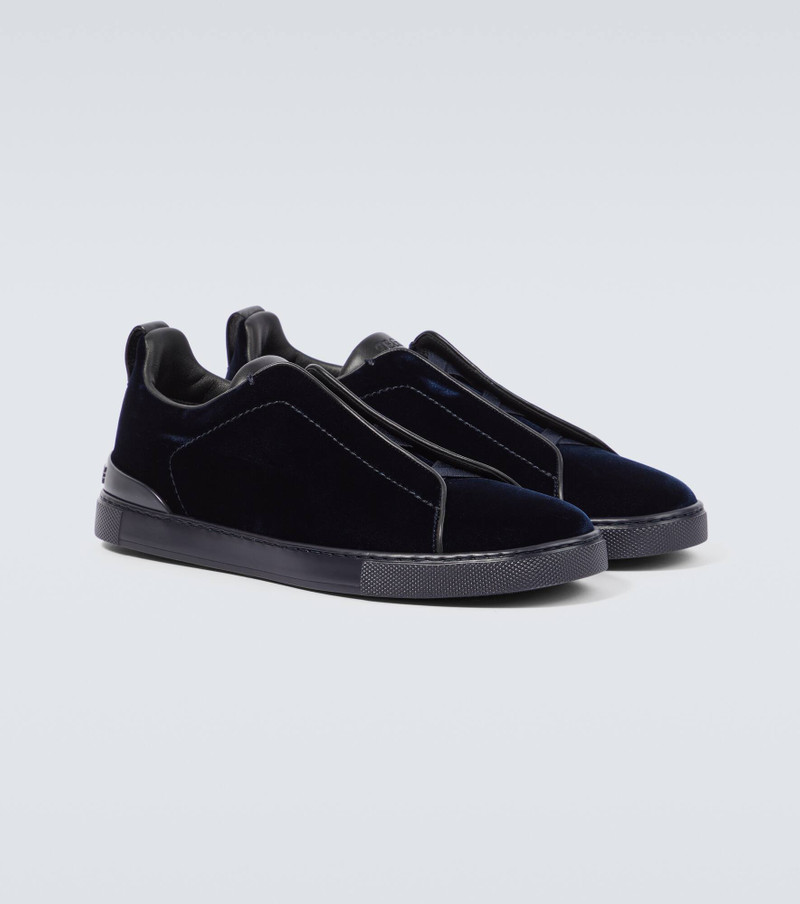 Triple Stitch suede-trimmed sneakers 5