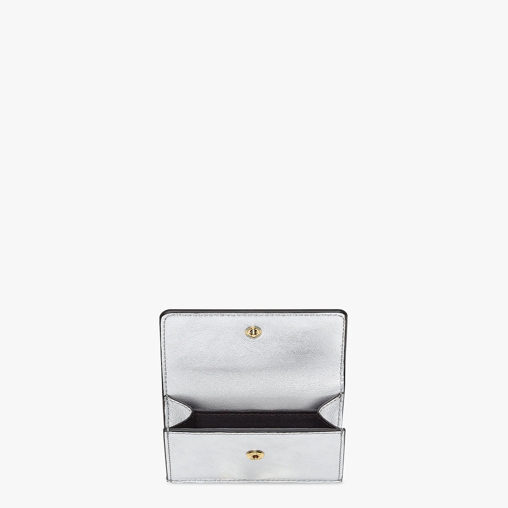 Silver leather wallet - 3