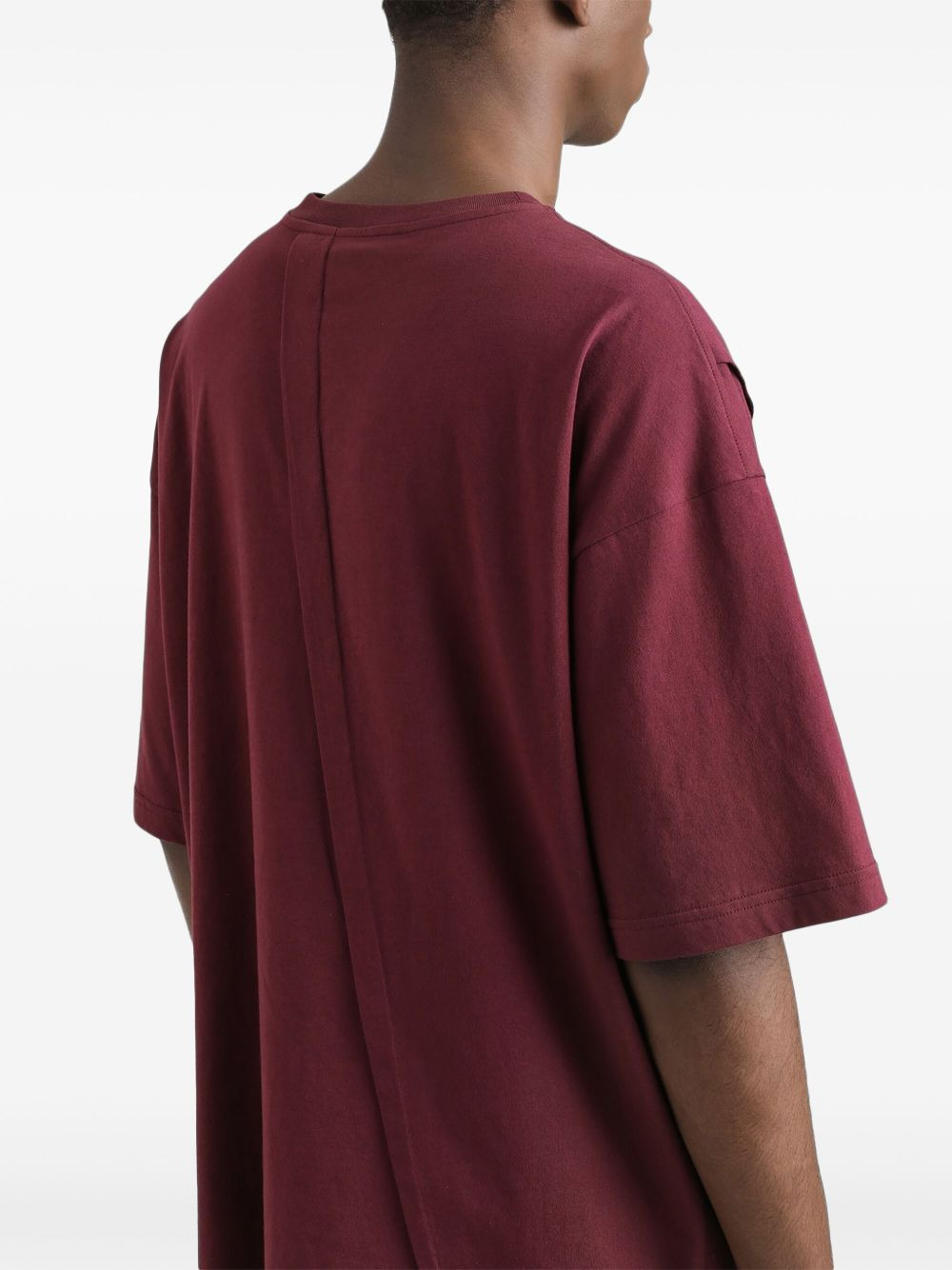 pleat-detail T-shirt - 5