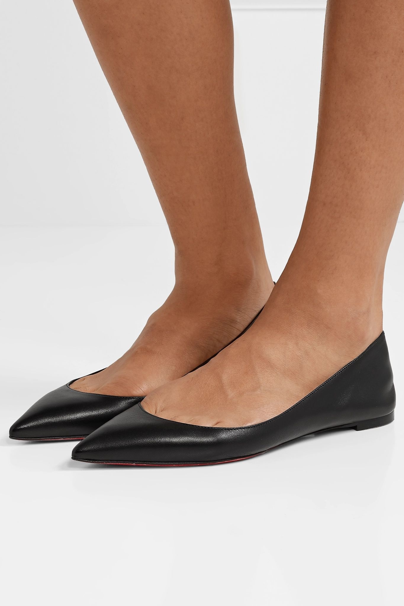 Ballalla leather point-toe flats - 2