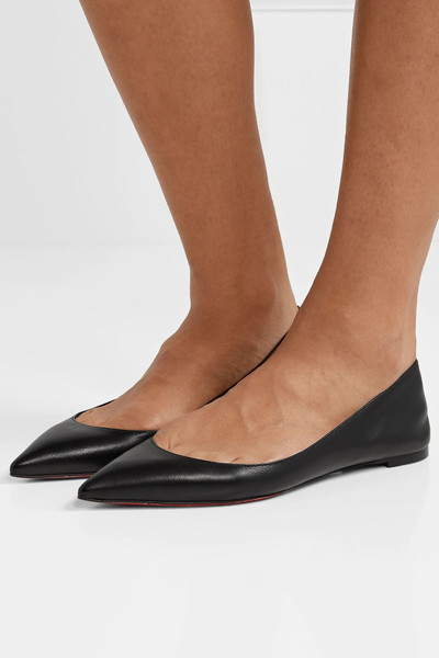 Christian Louboutin Ballalla leather point-toe flats outlook