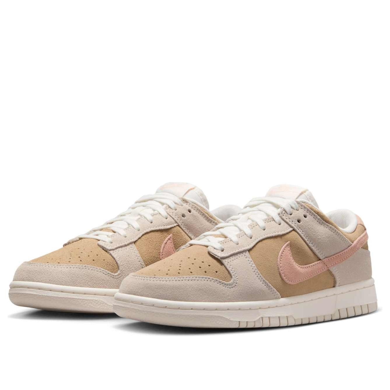 (WMNS) Nike Dunk Low Suede 'Phantom Washed Coral' IB4367-030 - 3