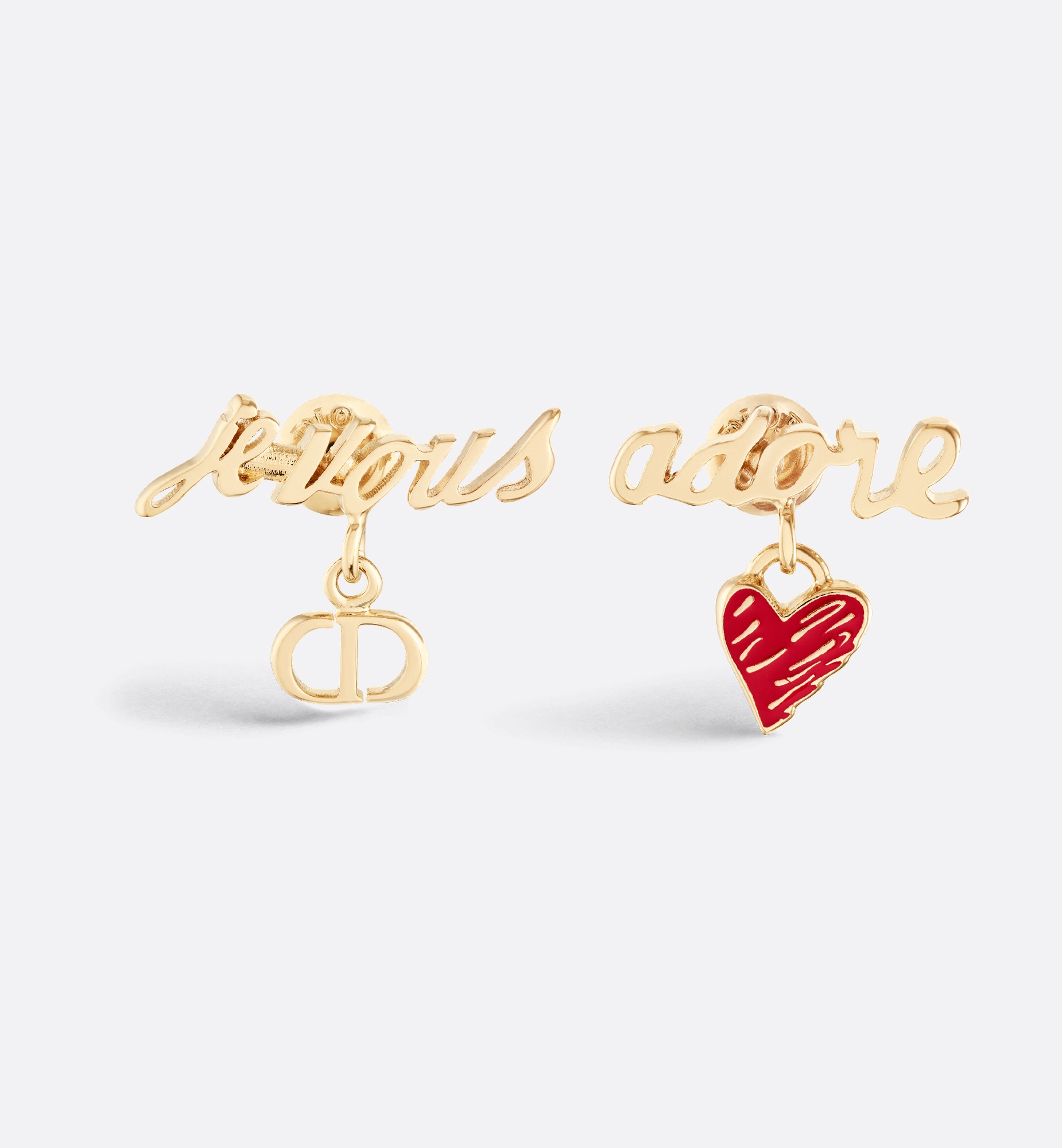 DIOR ディオールアムール ピアス　JE VOUS ADORE ハート DIOR ディオールアムール ピアス JE VOUS ADORE ハート