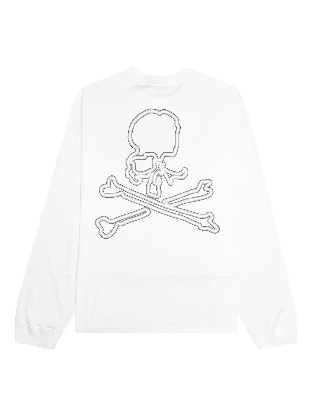 skull-print long-sleeve T-shirt - 3