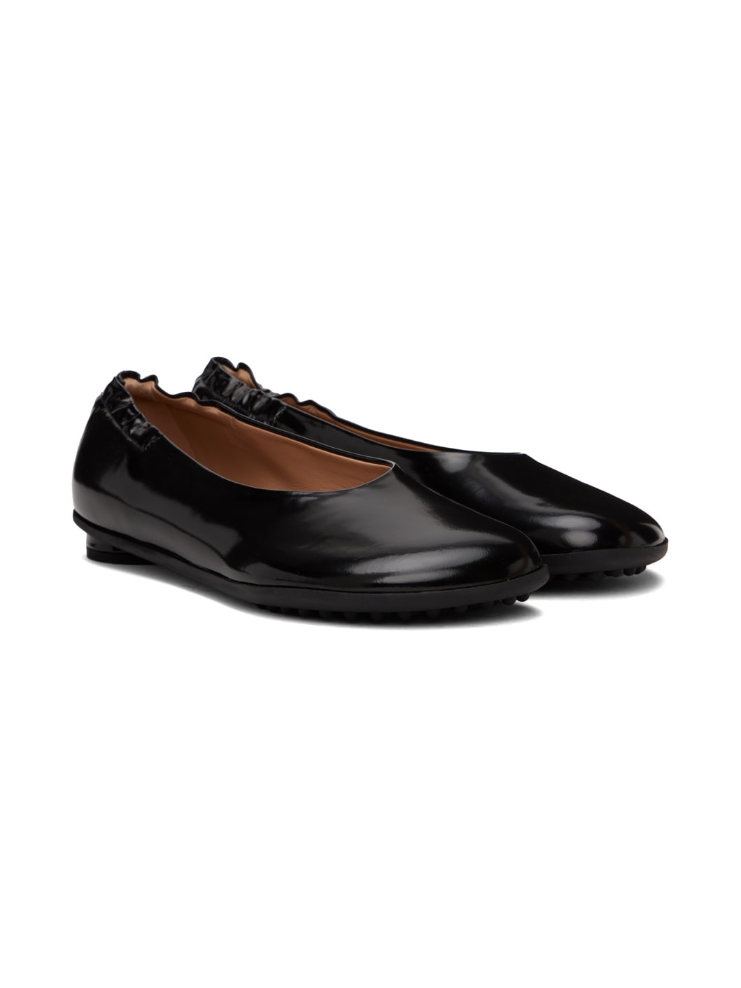 Black Atomic Ballerina Flats - 4
