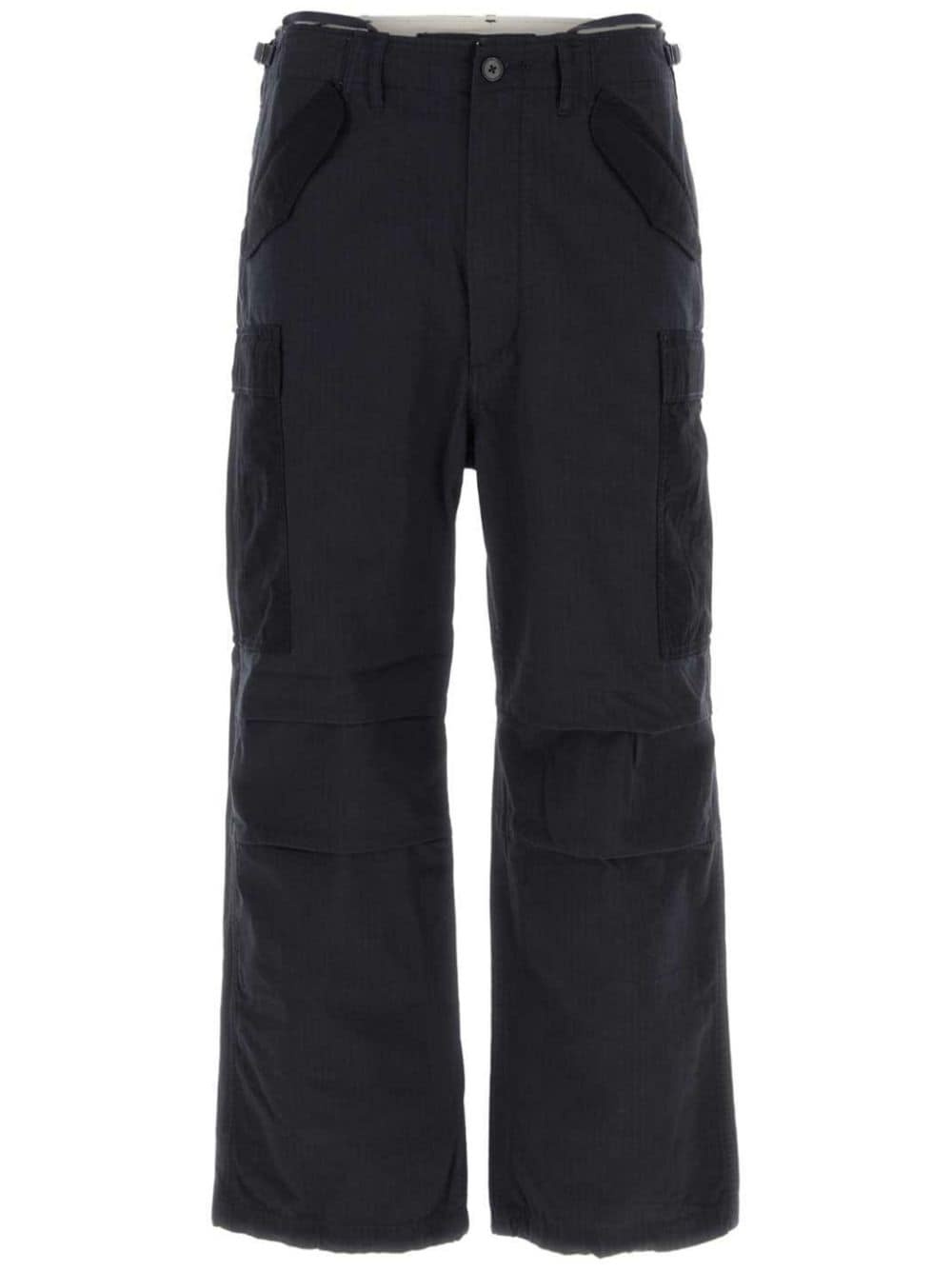 cotton-blend cargo trousers - 1