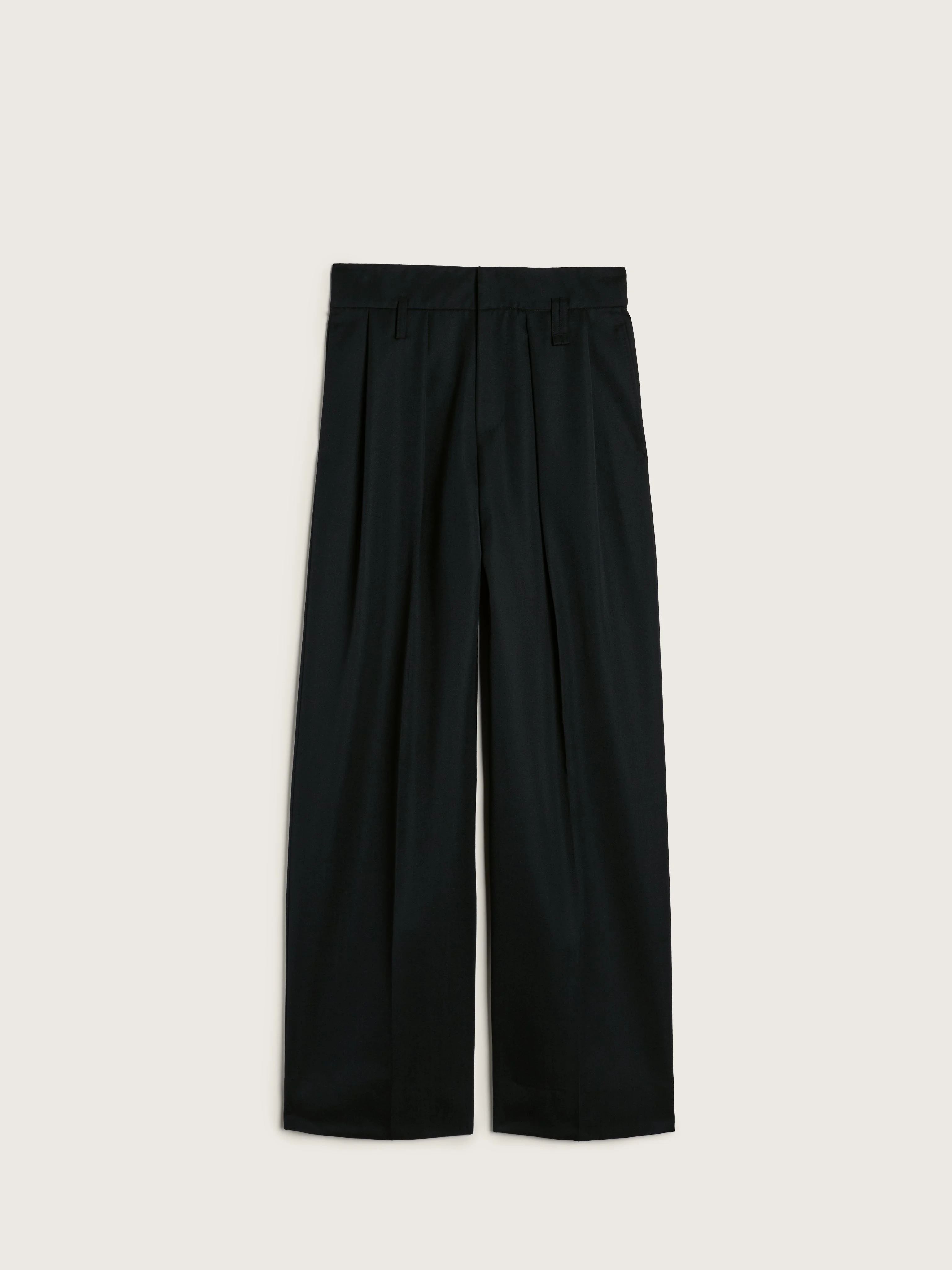 Peeling Waist Wide Leg Trousers - 1