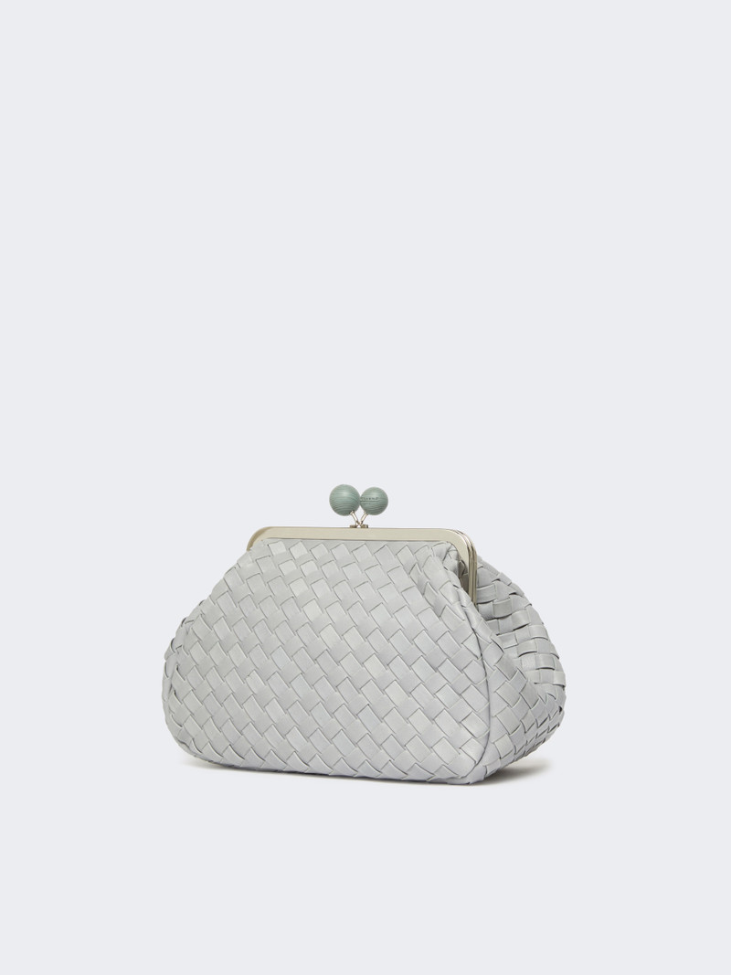 WEEKEND Max Mara PANCIA Medium woven leather Pasticcino Bag outlook