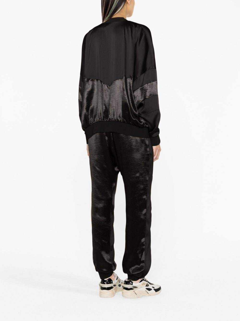 shine-effect bomber jacket - 4