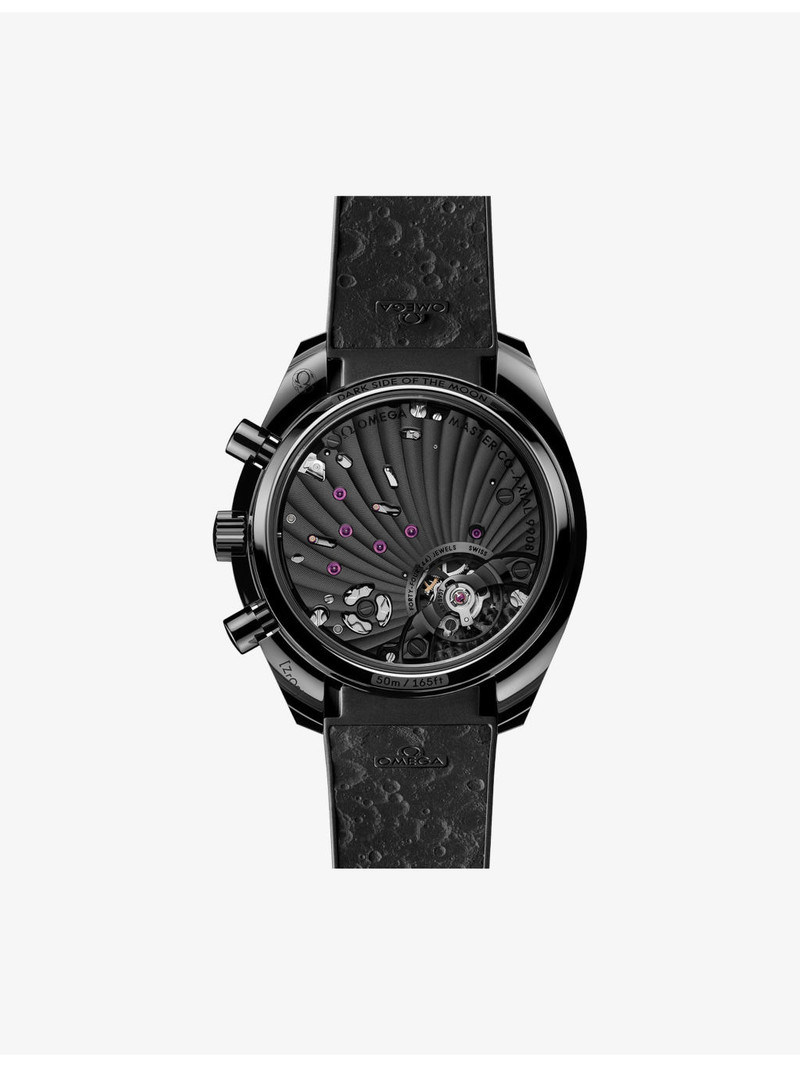 OMEGA Speedmaster Dark Side of the Moon Ceramic Rubber-Strap Watch 44.25mm outlook