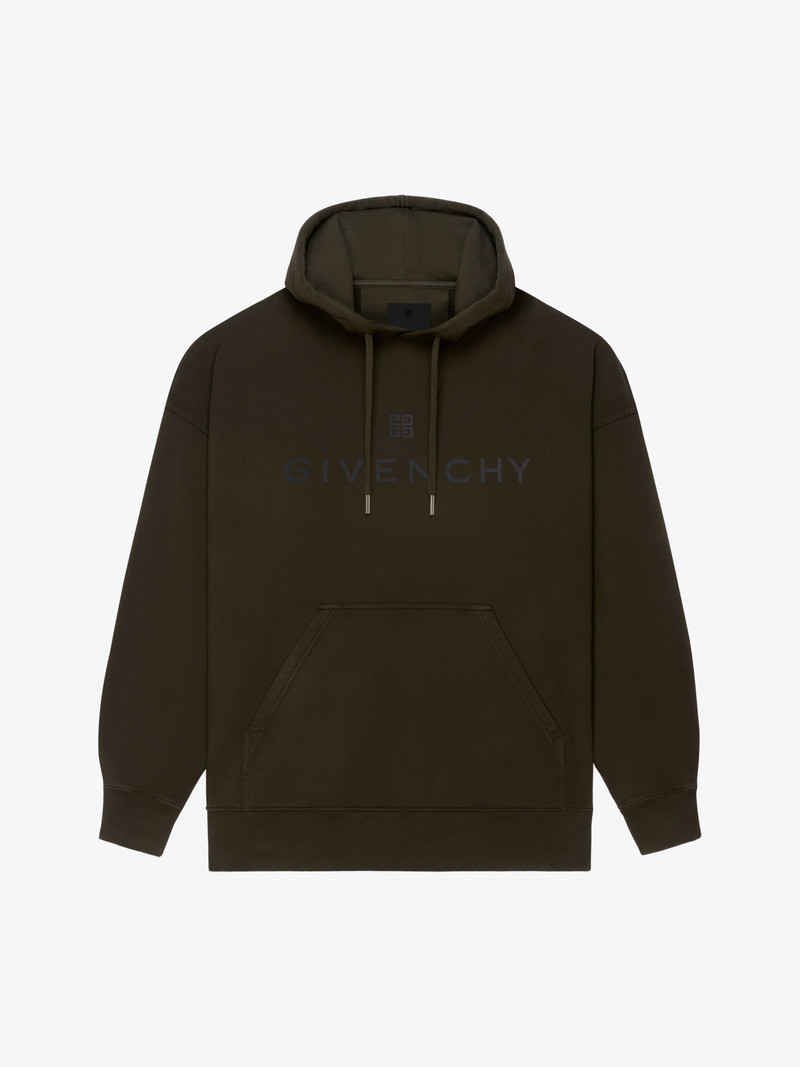 SLIM FIT HOODIE IN PRINTED FELPA 1