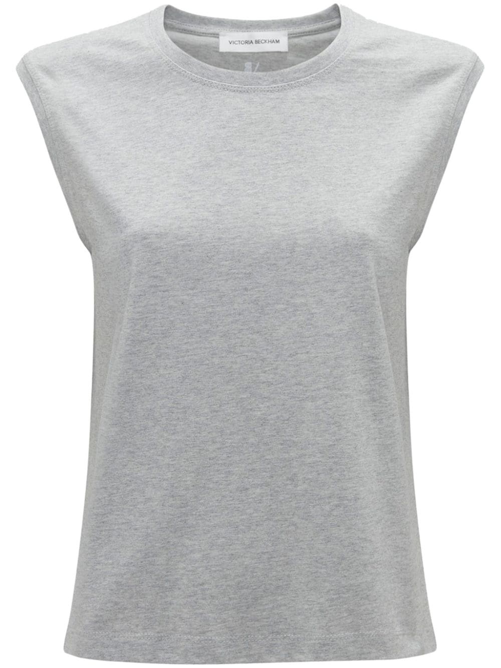 sleeveless organic cotton top - 1