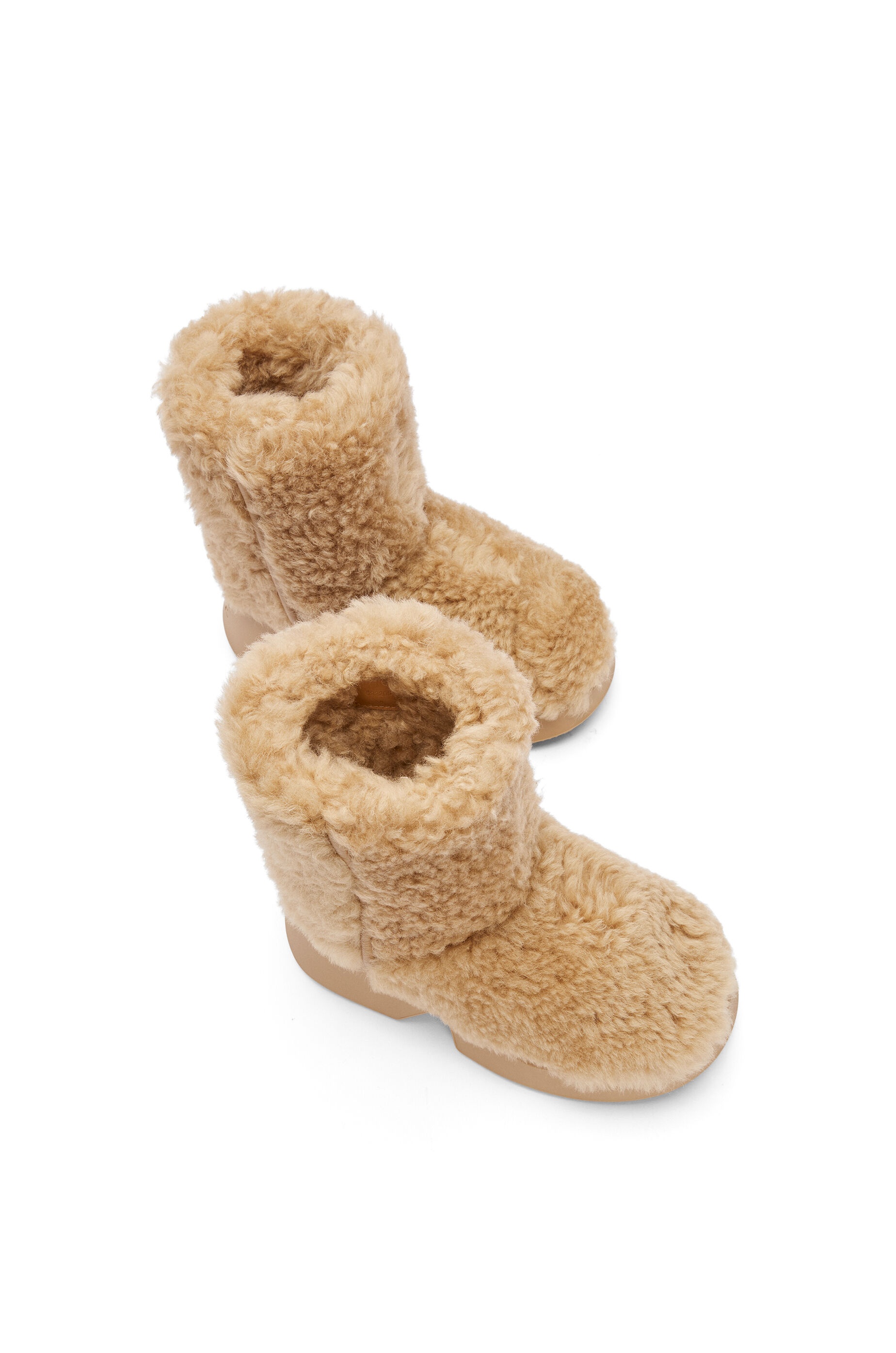 Loewe Wedge boot in shearling REVERSIBLE