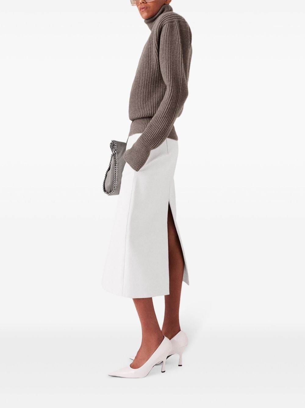 long-sleeve turtleneck jumper - 3