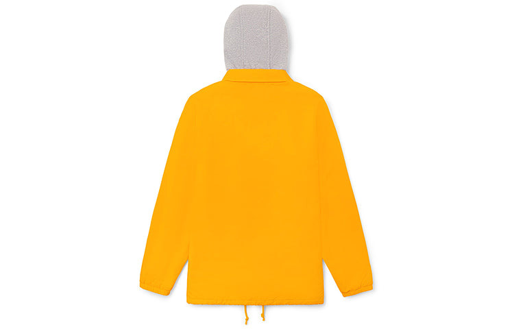 Men's Vans Woven hooded Casual Sports Jacket Yellow VN0A4MQV85W - 2