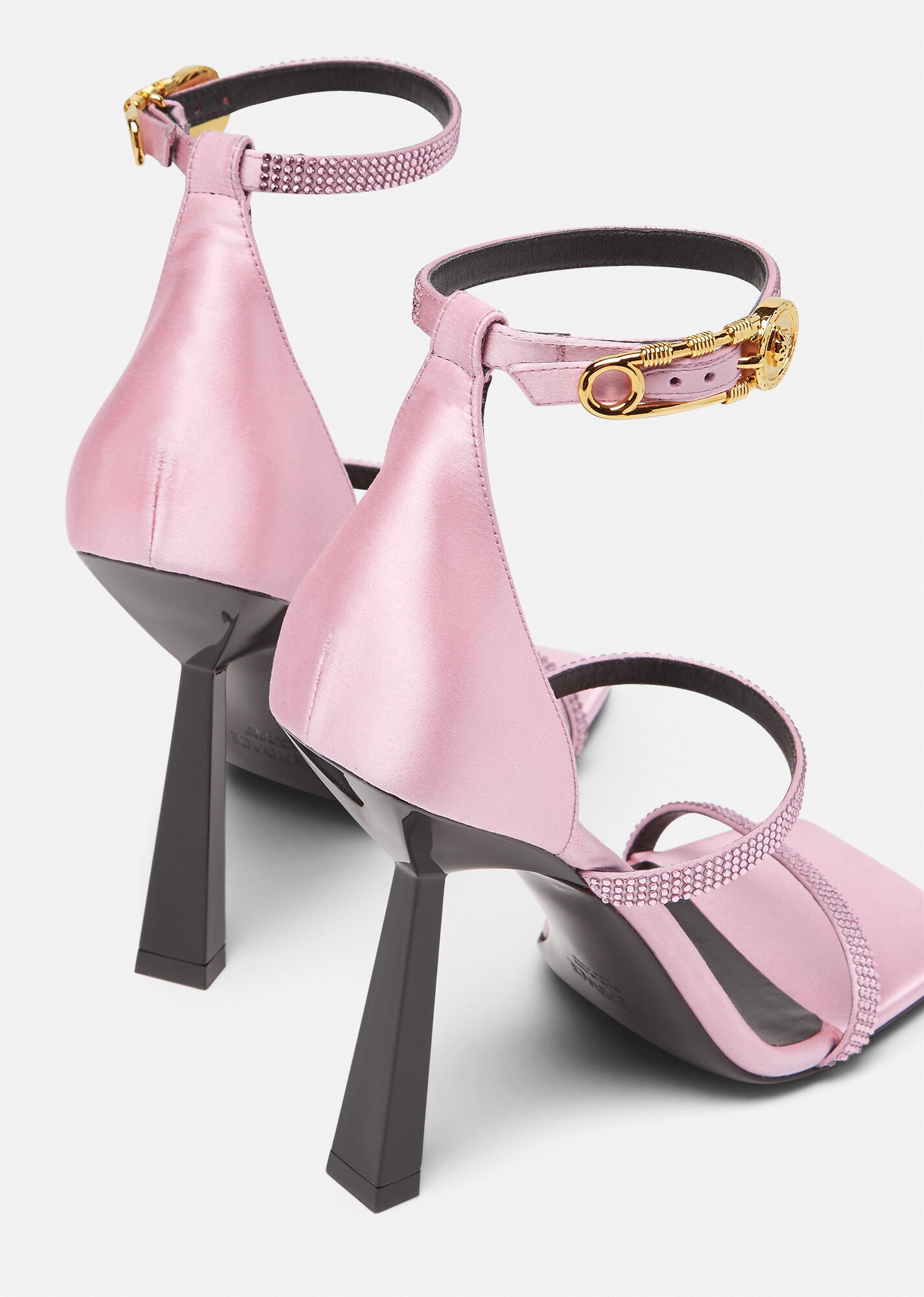 Fendace Crystal Embellished Sandals - 4