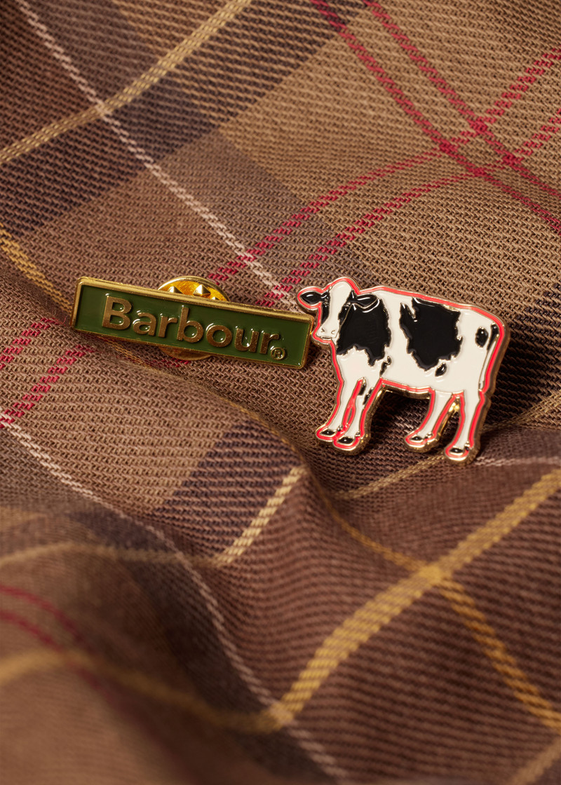 Paul Smith loves Barbour - Grey Lilac Oversized Bedale Wax Jacket 5