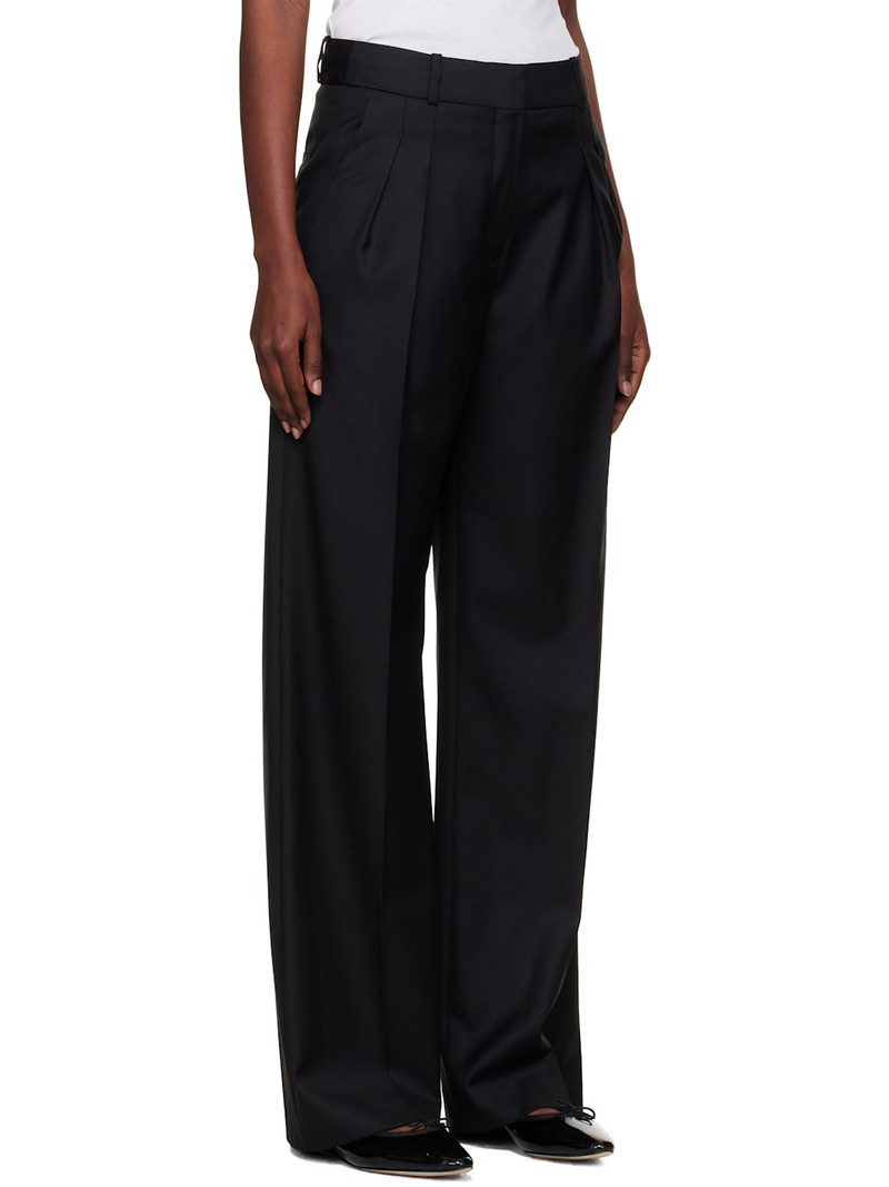 Black Sbiru LDS Straight Leg Trousers 2
