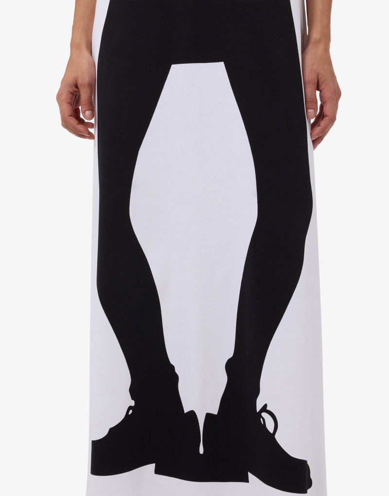 Moschino HEAVY COTTON PRINTED DRESS outlook