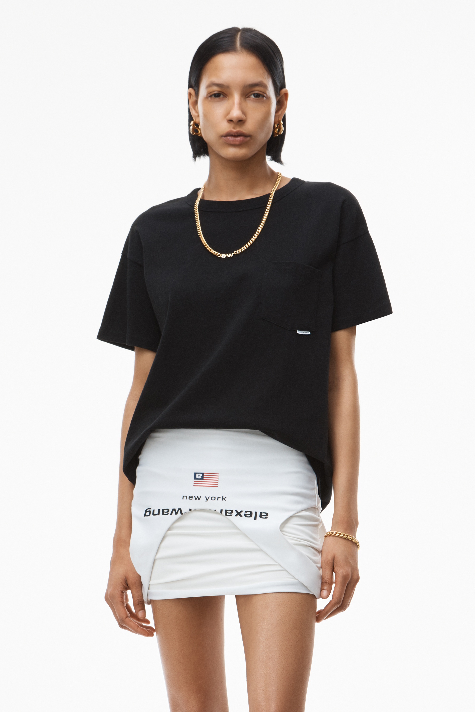 POCKET TEE IN HIGH TWIST JERSEY - 2