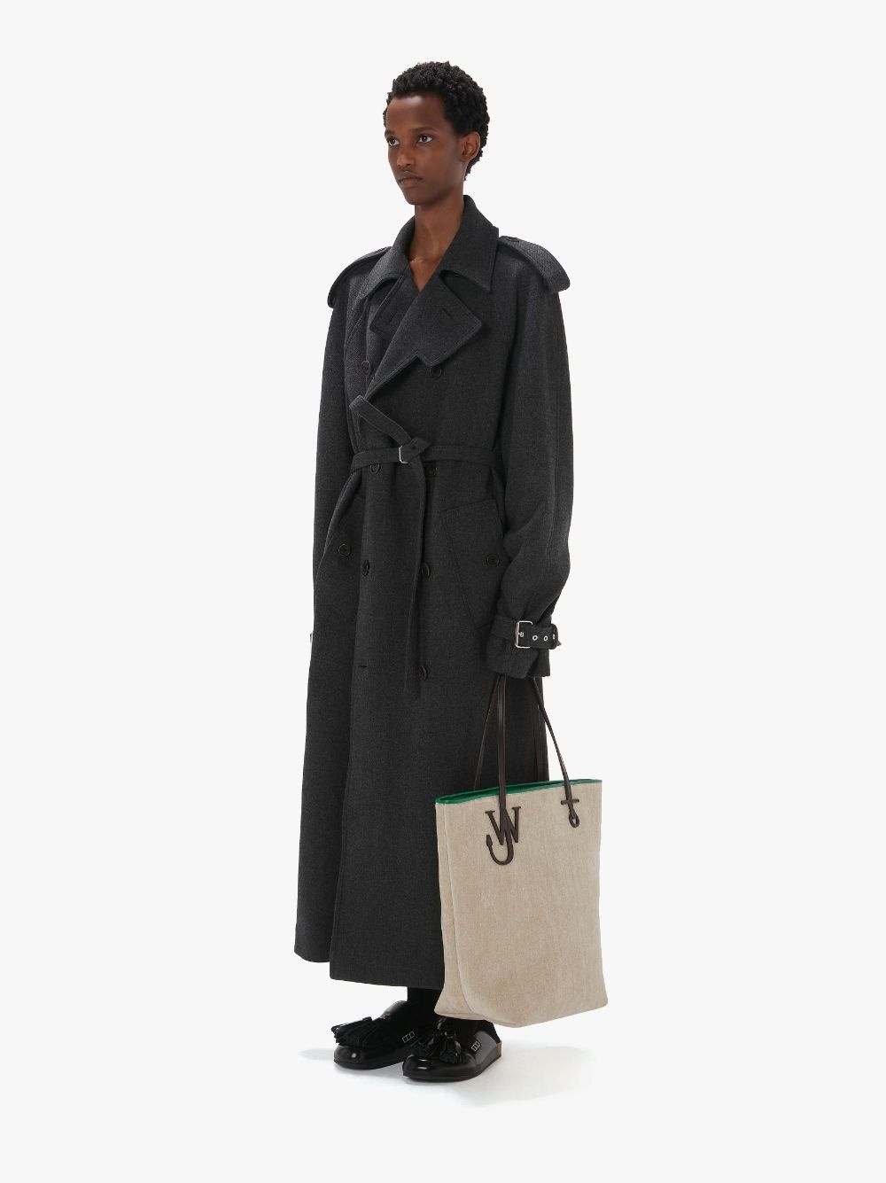 TALL ANCHOR TOTE - CHENILLE TOTE BAG - 5