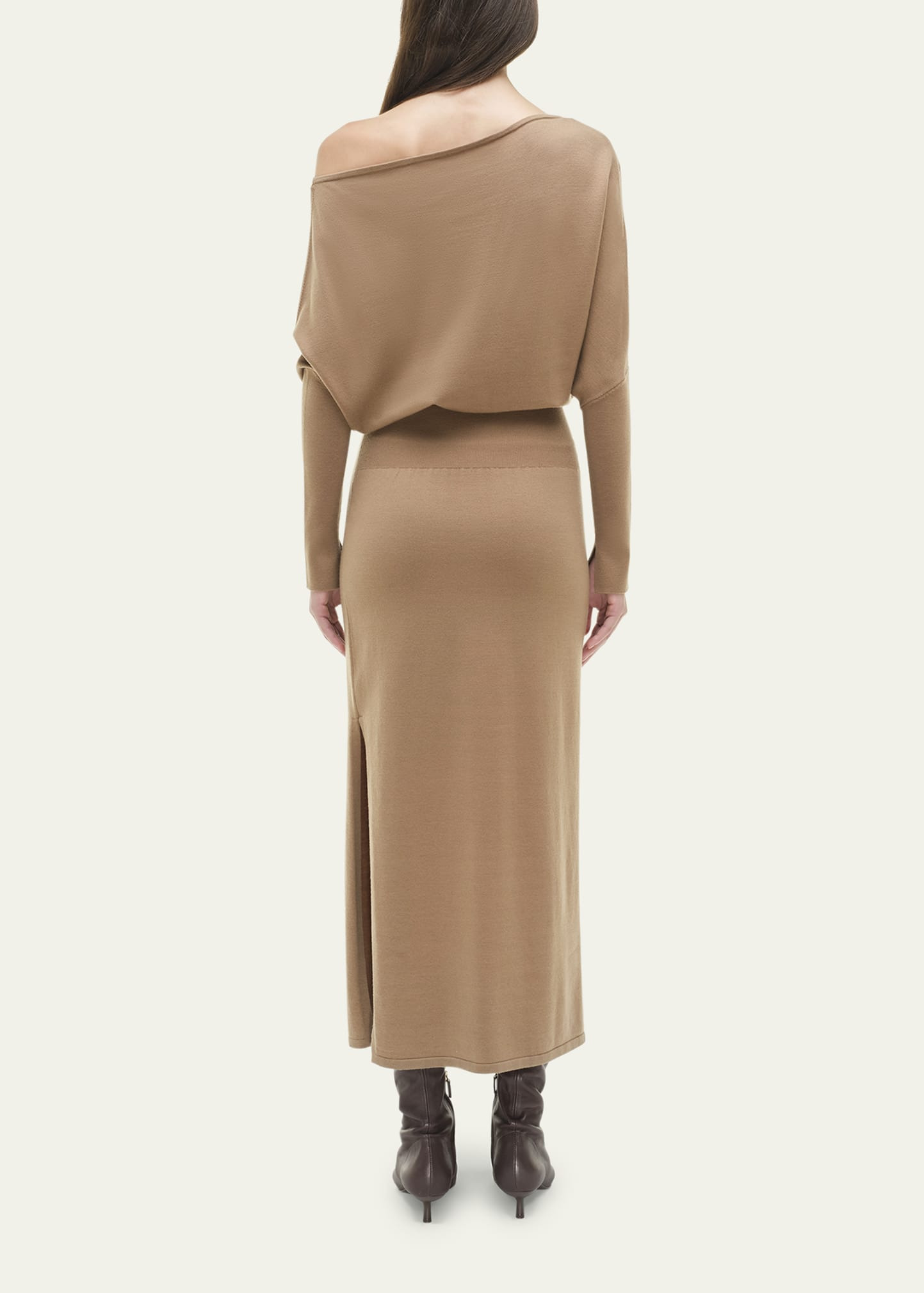 Janese Off-The-Shoulder Knit Midi Dress - 3