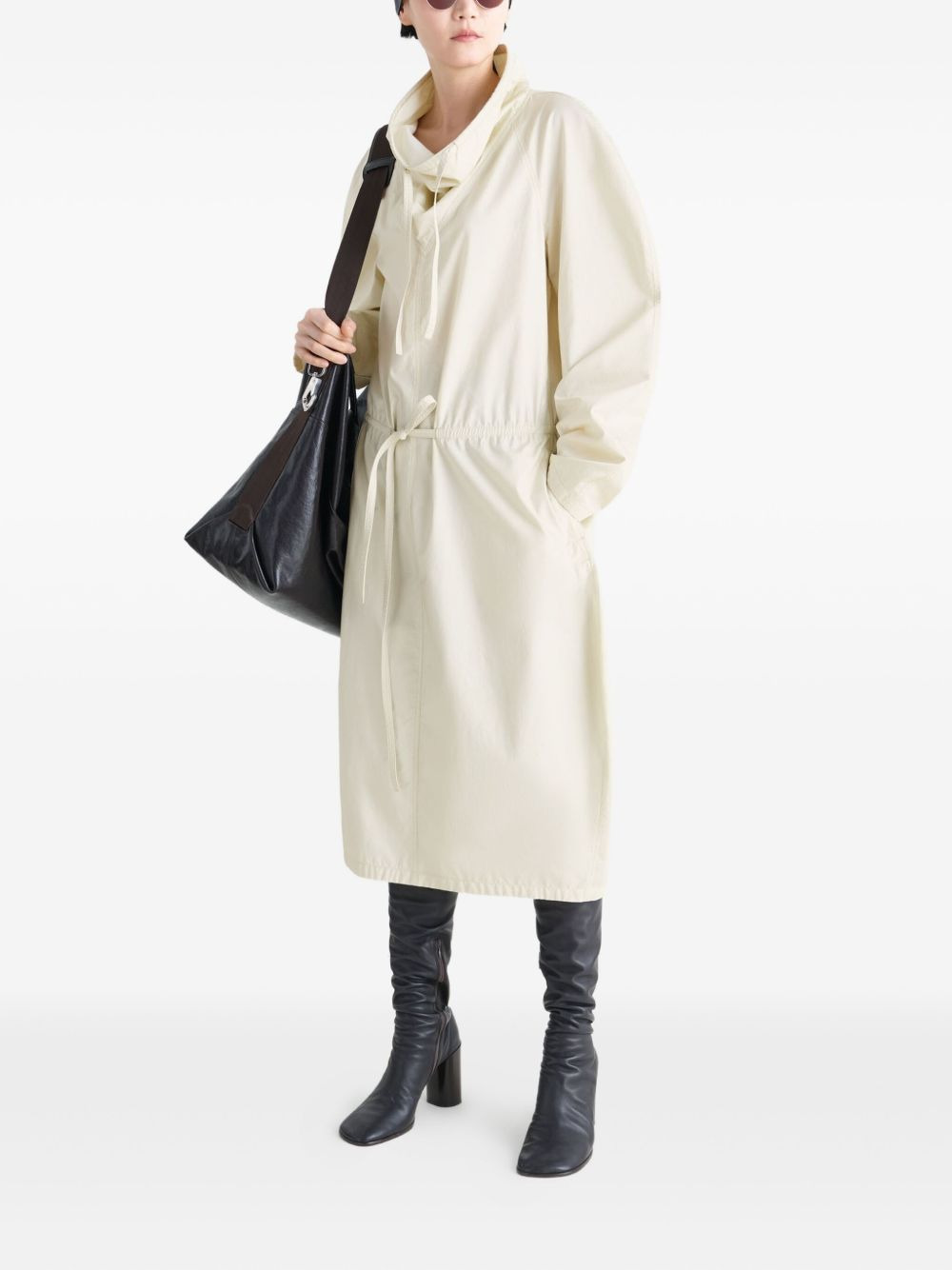 Vareuse long-sleeve drawstring dress - 2