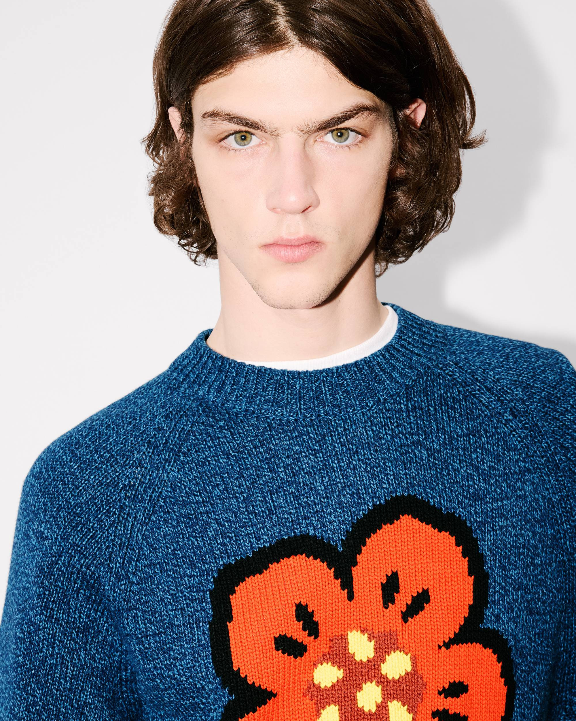 'Boke Flower' jumper in cotton wool - 6