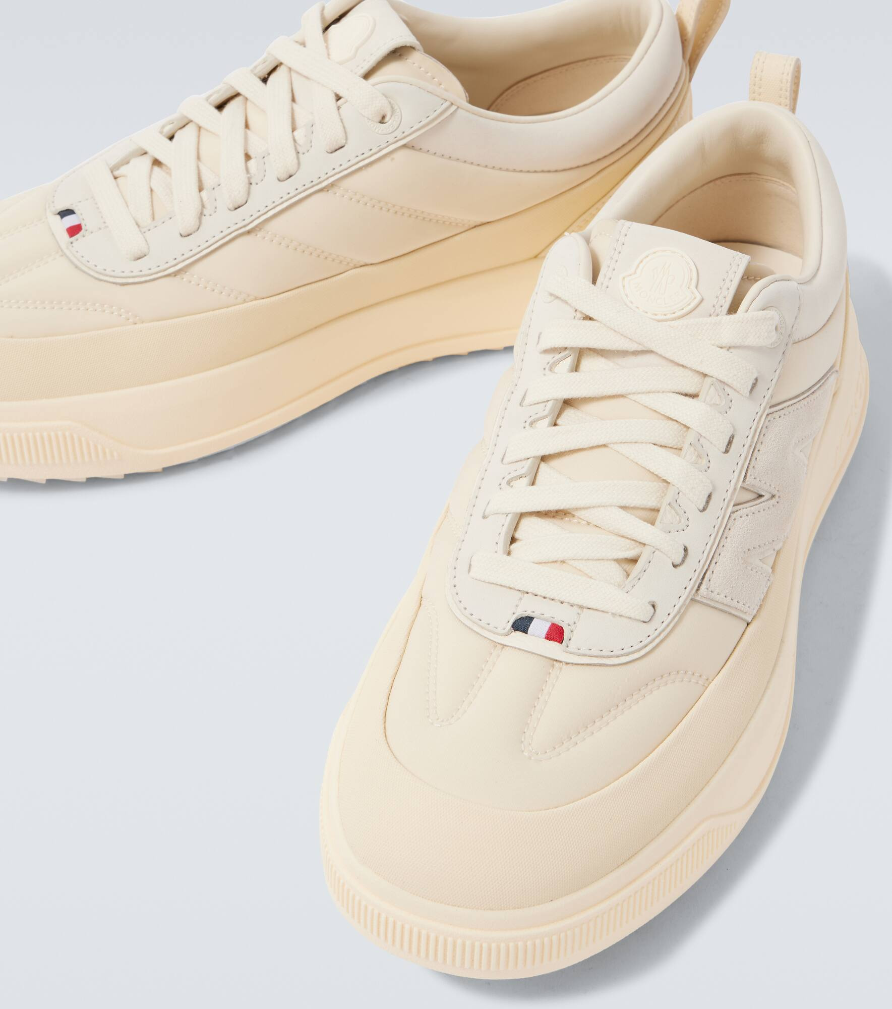 Monpulse Altive leather-trimmed sneakers - 3