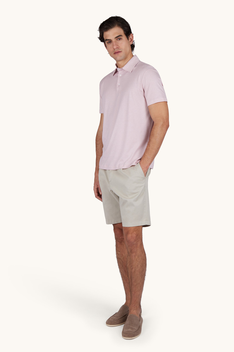 Paul & Shark X-SOFT POLO SHIRT IN COTTON INTERLOCK WITH LINEN DETAILS outlook